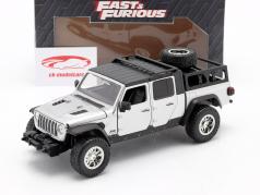 Jeep Gladiator anno 2020 Fast &amp; Furious 9 (2021) argento 1:24 Jada Toys