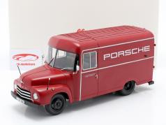 Opel Blitz 1,75t Porsche Año de construcción 1952-1960 rojo 1:18 Schuco
