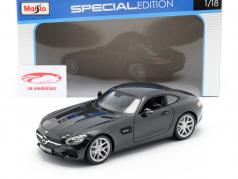 Mercedes-Benz AMG GT (C190) 黑色 金属的 1:18 Maisto