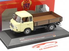 Barkas B1000 Pritschenwagen Baujahr 1968 beige / braun 1:43 IST-Models