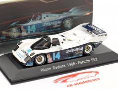 Porsche 962 #14 Winnaar 24 Daytona 1986 Löwenbräu Holbert Racing 1:43 Spark