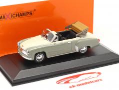Wartburg 311 Cabriolet år 1958 grå / hvid 1:43 Minichamps