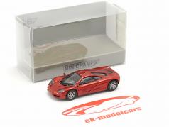 McLaren F1 Roadcar 1994 rouge métallique 1:87 Minichamps