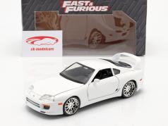 电影:速度与激情7~布莱恩驾驶的丰田 Supra 白色 1:24 佳达 Jada Toys
