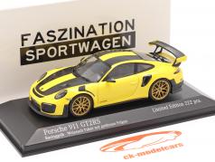 Porsche 911 (991 II) GT2 RS Weissach Package 2018 racing gelb 1:43 Minichamps