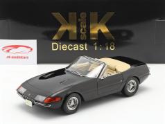 Ferrari 365 GTB/4 Daytona Convertibile Serie 1 Versione USA 1969 nero 1:18 KK-Scale