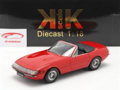 Ferrari 365 GTB/4 Daytona Converteerbaar Serie 1 1969 rood 1:18 KK-Scale