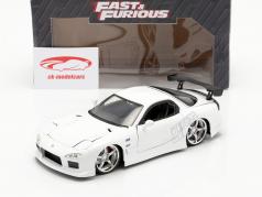 Mazda RX-7 1993 Fast & Furious blanco 1:24 Jada Toys