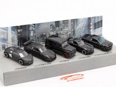 5-Car Set Black Edition Giftpack 1:64 Majorette