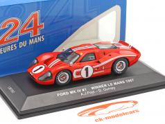 Ford GT40 MK IV #1 vincitore 24h LeMans 1967 Gurney, Foyt 1:43 Ixo