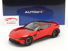 Aston Martin Vantage Byggeår 2019 hyper rød 1:18 AUTOart
