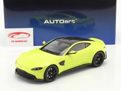 Aston Martin Vantage bouwjaar 2019 limoen groen 1:18 AUTOart