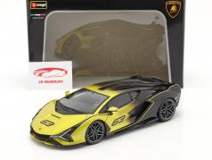 Lamborghini Sian FKP 37 #63 gul / sort 1:18 Bburago