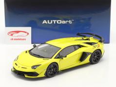 Lamborghini Aventador SVJ Anno di costruzione 2019 giallo 1:18 AUTOart