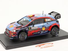 Hyundai i20 Coupe WRC #6 vincitore Rallye Italia Sardegna 2019 1:24 Altaya