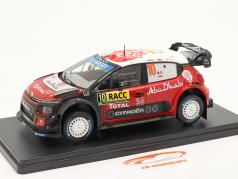 Citroen C3 WRC #10 gagnant Rallye Catalogne 2018 Loeb, Elena 1:24 Altaya