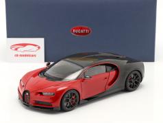 Bugatti Chiron Sport Anno di costruzione 2019 italiano rosso / carbonio 1:18 AUTOart