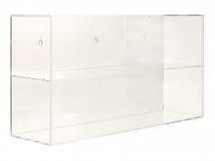 Hoge kwaliteit gespiegeld Showcase voor Helmen 1:2 of Modelauto&#39;s 1:18 SAFE