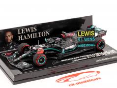 Hamilton Mercedes-AMG F1 W11 #44 91日 勝つ Eifel GP 方式 1 2020 1:43 Minichamps