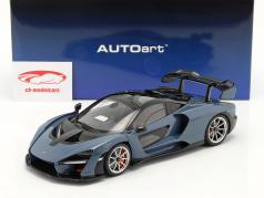 McLaren Senna Год постройки 2018 синий / чернить 1:18 AUTOart