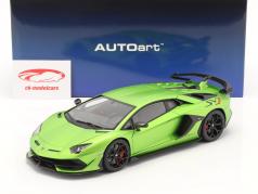 Lamborghini Aventador SVJ Baujahr 2019 mattgrün metallic 1:18 AUTOart