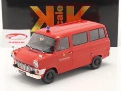 Ford Transit MK1 furgão corpo de Bombeiros 1965-1970 vermelho 1:18 KK-Scale