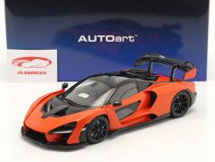 McLaren Senna Année de construction 2018 Orange 1:18 AUTOart