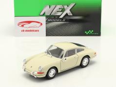 Porsche 911 Anno di costruzione 1964 crema bianco 1:24 Welly