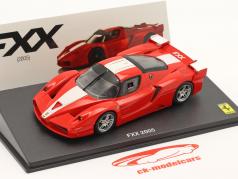 Ferrari FXX 建設年 2005 と ショーケース 赤 / 白い 1:43 Altaya