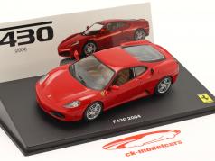 Ferrari F430 Byggeår 2004 med Udstillingsvindue Rød 1:43 Altaya