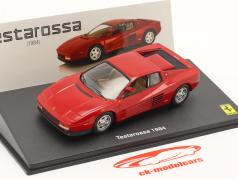 Ferrari Testarossa 建設年 1984 と ショーケース 赤 1:43 Altaya