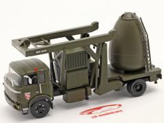 Berliet VTC militare Trasportatore missilistico Anno di costruzione 2018 oliva scura 1:43 Hachette