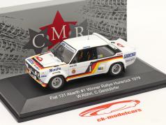 Fiat 131 Abarth #1 vincitore Rallye Hunsrück 1979 Röhrl, Geistdörfer 1:43 CMR