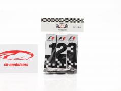 formel 1 Pit boards Podiet (Sæt of 3) #1 #2 #3 1:18 Cartrix