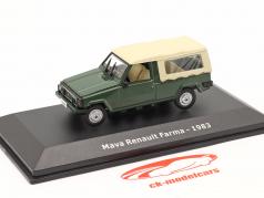 Mava Renault Farma Année de construction 1983 vert foncé / beige 1:43 Hachette