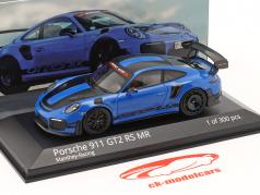 Porsche 911 (991 II) GT2 RS MR Manthey Racing blauw 1:43 Minichamps