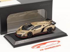 Lamborghini Veneno Année de construction 2013-2015 or métallique 1:64 Kyosho