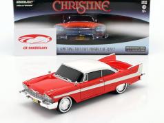 Plymouth Fury Evil Version Película Christine 1983 rojo / oscuro ventana 1:24 Greenlight