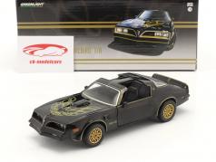 Pontiac Firebird TransAm Año de construcción 1977 negro / oro 1:24 Greenlight