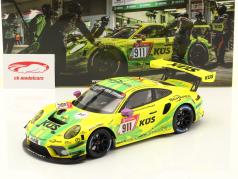 Porsche 911 GT3 R #911 ganador 24h Nürburgring 2021 Manthey Grello 1:18 Minichamps