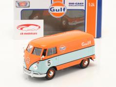 Volkswagen VW Taper 2 (T1) Livraison van #5 Gulf Bleu clair / Orange 1:24 MotorMax