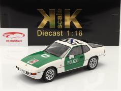 Porsche 924 Highway Police Dusseldorf 1985 green / White 1:18 KK-Scale