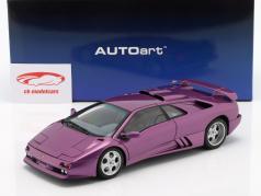 Lamborghini Diablo SE30 Jota 建设年份 1995 紫色的 金属的 1:18 AUTOart
