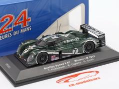 Bentley Speed 8 #7 победитель 24h LeMans 2003 Kristensen, Capello, Smith 1:43 Ixo