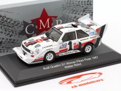 Audi Sport quattro S1 E2 #1 winnaar Pikes Peak 1987 Walter Röhrl 1:43 CMR
