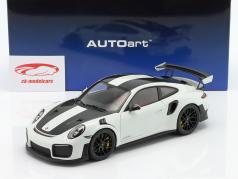 Porsche 911 (991 II) GT2 RS Weissach Pakke 2017 hvid 1:18 AUTOart