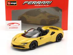 Ferrari SF90 Spider year 2021 gold metallic 1:18 Bburago