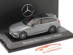 Mercedes-Benz Classe C Modèle T AMG Line (S206) 2021 gris sélénite 1:43 Herpa