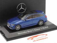 Mercedes-Benz C class T model AMG Line (S206) 2021 spectral blue 1:43 Herpa