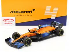 Lando Norris McLaren MCL35 #4 3º Áustria GP Fórmula 1 2020 1:18 Minichamps